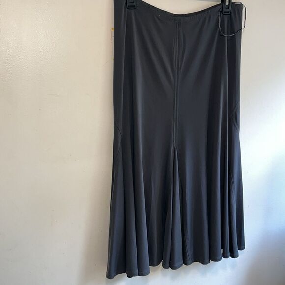 NEW WITH TAGS ANNE KLEIN GRAY STRETCH MAXI SKIRT - Picture 5 of 8